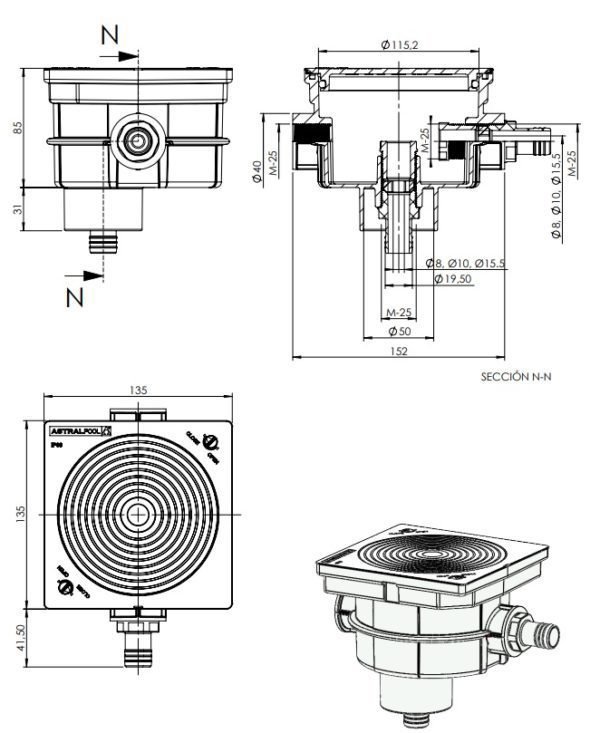 Caixa de ligações standard Astralpool - Image 3