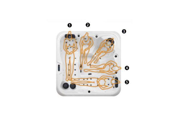 Spa Sapphire EcoSenses 5 lugares - Image 2