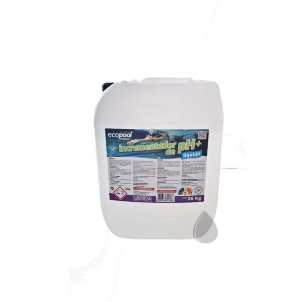 pH+ Incrementador de pH Líquido 26kg ECOPOOL